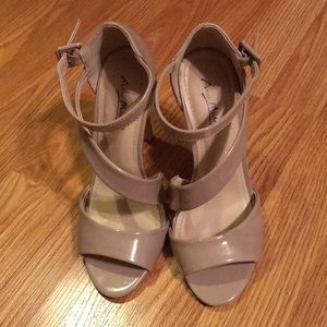 Womens Open Toe Heeled Sandals